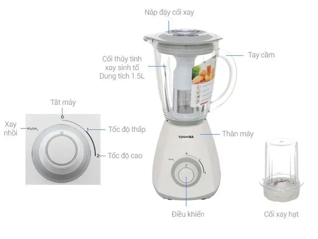 Máy Xay Sinh Tố Toshiba Mx-15fm(w)vn Có Tốt Không? Đánh Giá Thông Số & Giá Bán