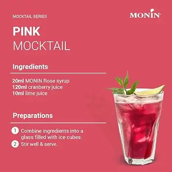 Cách Pha Cocktail Với Siro Hoa Hồng Monin: Các Công Thức Đơn Giản Tại Nhà 1 Cách Pha Cocktail Với Siro Hoa Hồng Monin: Các Công Thức Đơn Giản Tại Nhà