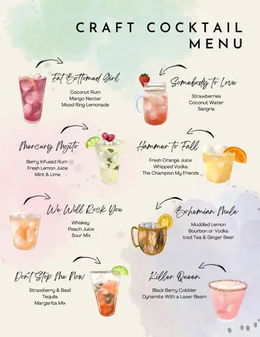 Musical Themed Cocktails: Show-inspired Recipes To Mix At Home