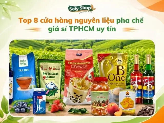 Tổng Hợp Top 10+ Kho Nguyên Liệu Pha Chế Giá Sỉ Tp.hcm Uy Tín, Giá Tốt Nhất Hiện Nay