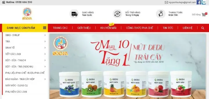 Nguyên Liệu Pha Chế Lê Gia: Danh Mục Sản Phẩm Full, Giá Sỉ, Địa Chỉ Mua Chính Hãng Uy Tín