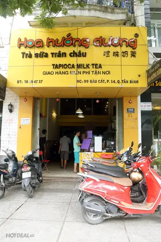 Tổng Hợp Nguyên Liệu Trà Sữa Hoa Hướng Dương: Công Thức Tự Pha, Bột Hòa Tan & Mua Ở Đâu