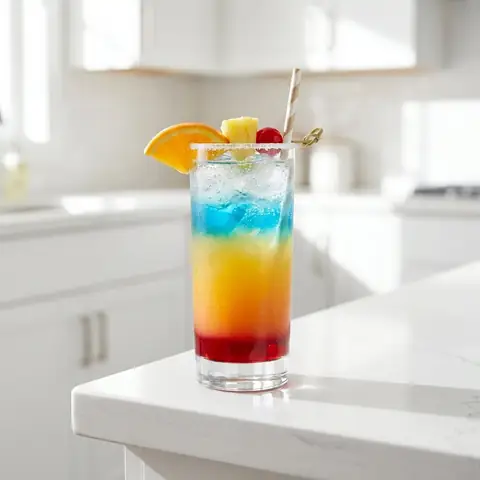 Cách Làm Rainbow Mocktail Đơn Giản: 5 Công Thức Phổ Biến & Kỹ Thuật Phân Lớp Đẹp Mắt