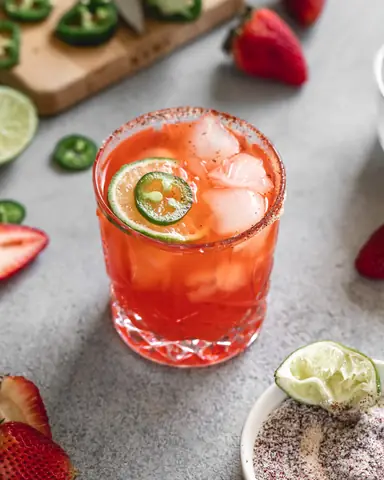 Cách Pha Cocktail Strawberry Margarita (margarita Dâu Tây) Ngon Chuẩn Vị Tại Nhà