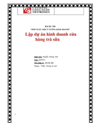 Mẫu Thuyết Trình Kinh Doanh Trà Sữa Chuẩn: Cấu Trúc, Nội Dung Bắt Buộc & 3 Ví Dụ Thực Tế