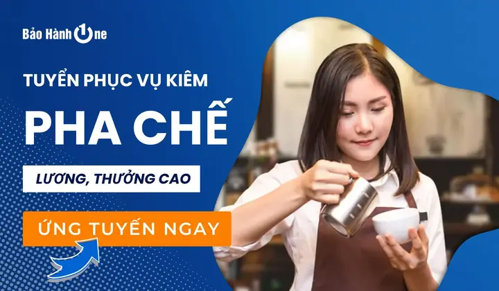 Tuyển Dụng Pha Chế / Barista Mới Nhất Tháng 8/2026: 1000+ Việc Làm Hà Nội, Tp.hcm, Toàn Quốc Lương Cao, Phúc Lợi Tốt
