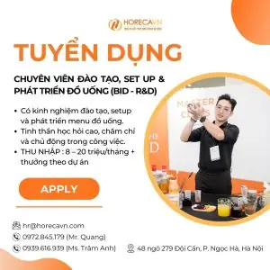 Tuyển Pha Chế Tại Hà Đông: Việc Làm Barista Và Bartender Mới Nhất Kèm Lương