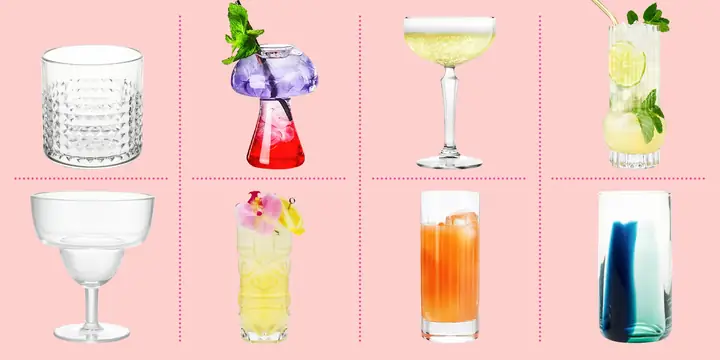 Complete Guide To Types Of Cocktail Glasses: Names, Uses & How To Choose